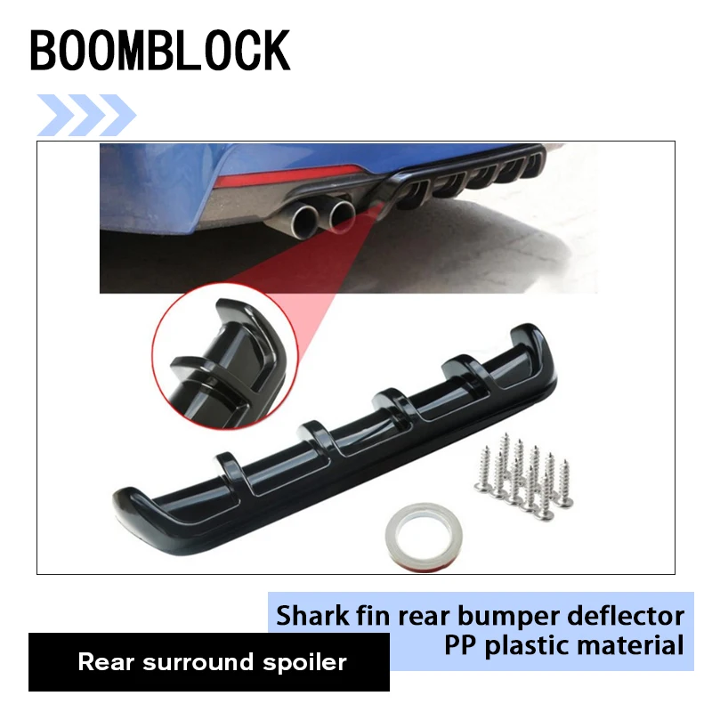 Auto Car Rear Bumper Chassis Shark Deflector Stickers For Ford Focus 2 Fiesta Mondeo MK4 Ranger Toyota RAV4 yaris Accessories
Auto Car Rear Bumper Chassis Shark Deflector Stickers For Ford Focus 2 Fiesta Mondeo MK4 Ranger Toyota RAV4 yaris Accessories