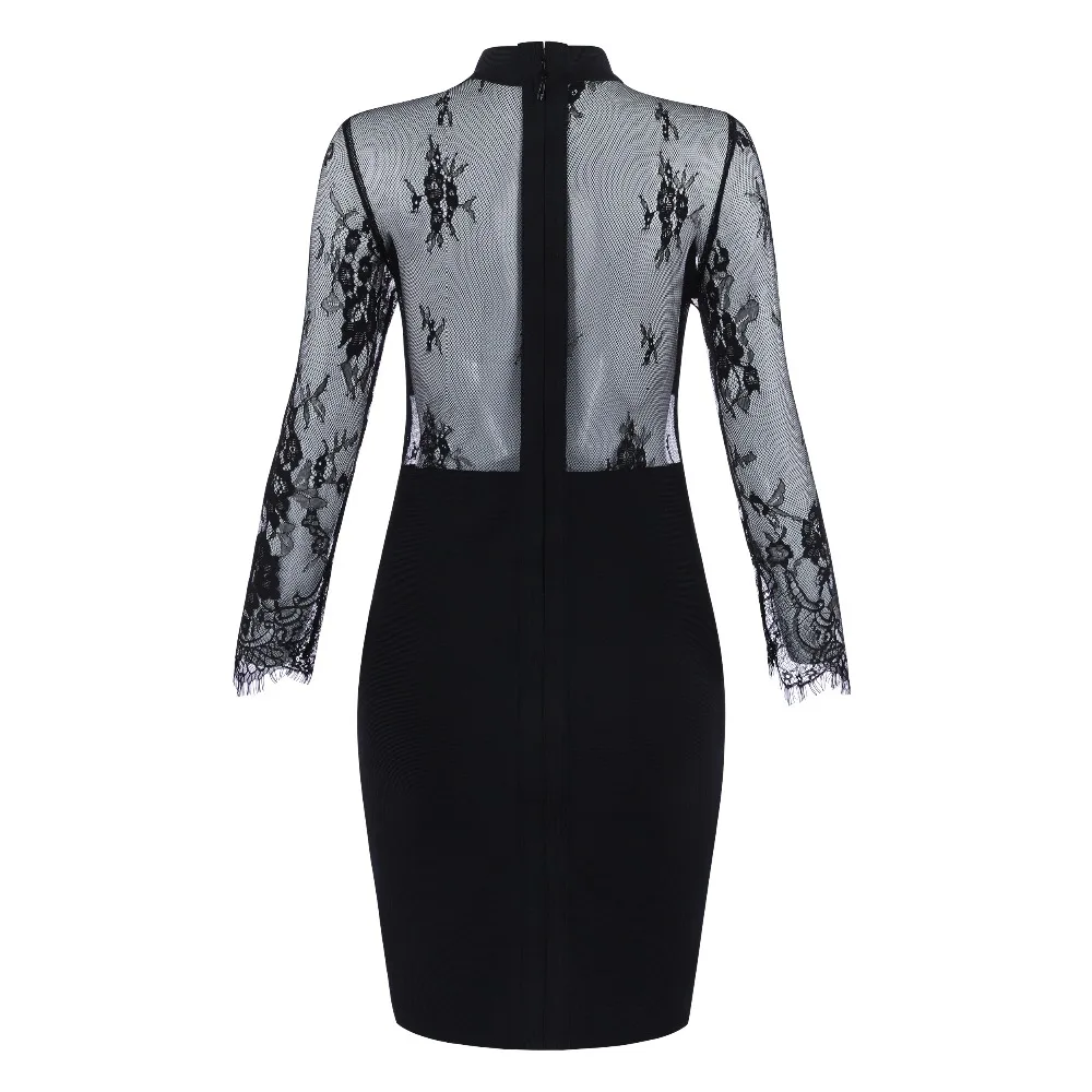 2018 New Celebrity Party Dress Women Black Lace O Neck Long Sleeve Dress Elegant Vestidos Sexy Runway Bodycon Dresses
2018 New Celebrity Party Dress Women Black Lace O Neck Long Sleeve Dress Elegant Vestidos Sexy Runway Bodycon Dresses
