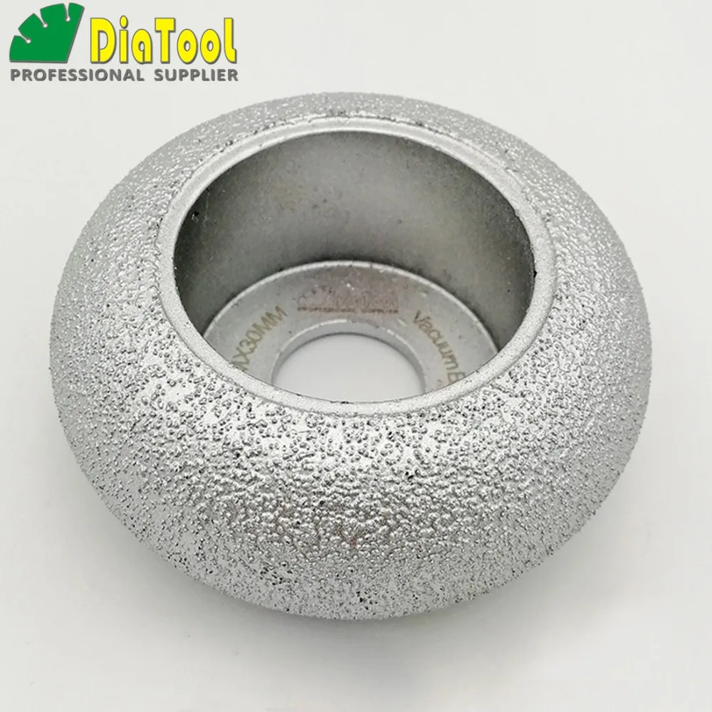 DIATOOL Dia 3 Inches Vacuum Brazed Diamond CONVEX Wheel Grinding Disc Diamond Height 10/15/20/25/30MM available Used Dry or Wet
DIATOOL Dia 3 Inches Vacuum Brazed Diamond CONVEX Wheel Grinding Disc Diamond Height 10/15/20/25/30MM available Used Dry or Wet