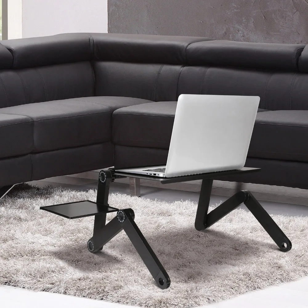 Регулируемый алюминиевый эргономичный портативный стол для ноутбука диванные