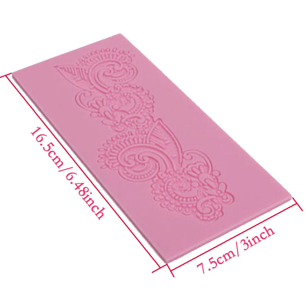 BestP Silicone Cake Lace Mat Silicone Lace Mold Fondant Cake Decorating Tools Border Decoration Lace Mold Stencil Baking
BestP Silicone Cake Lace Mat Silicone Lace Mold Fondant Cake Decorating Tools Border Decoration Lace Mold Stencil Baking