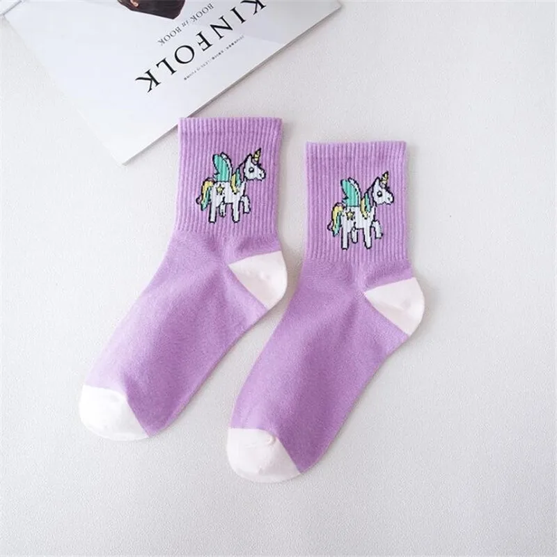 New Women Funny Socks Unicorn Cartoon Animals Ins Popular Horse Kawaii Socks Harajuku Unicorn Socks For Girl Woman Cotton Meias
New Women Funny Socks Unicorn Cartoon Animals Ins Popular Horse Kawaii Socks Harajuku Unicorn Socks For Girl Woman Cotton Meias