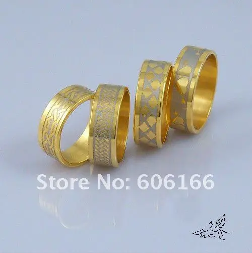 30x 7.5mm 18K GP Gold Plated Ring Stainless Steel Rings Fine Fashion Jewelry
30x 7.5mm 18K GP Gold Plated Ring Stainless Steel Rings Fine Fashion Jewelry