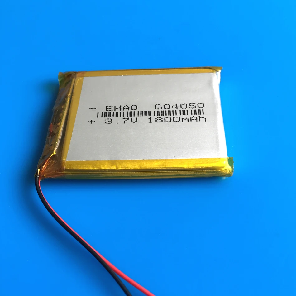 10 pcs 604050 3.7V 1800mAh lipo polymer lithium rechargeable battery cells for MP3 GPS navigator DVD power bank Tablet PC camera
10 pcs 604050 3.7V 1800mAh lipo polymer lithium rechargeable battery cells for MP3 GPS navigator DVD power bank Tablet PC camera