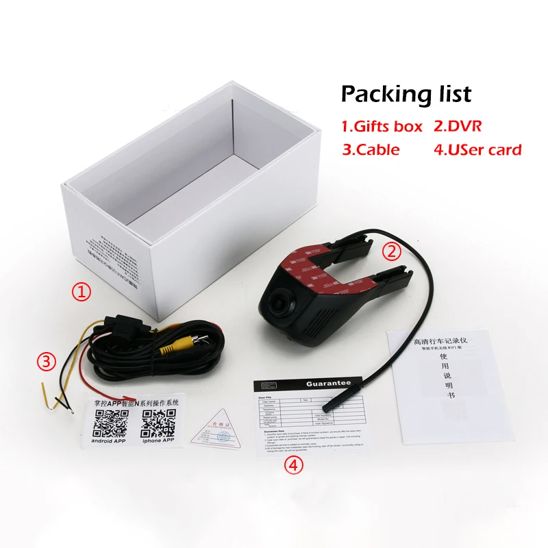 HD Camera 170 Degree Universal Car Wifi DVR Hidden Installation Support APP Control G-Sensor for Nissan Lancer Kia
HD Camera 170 Degree Universal Car Wifi DVR Hidden Installation Support APP Control G-Sensor for Nissan Lancer Kia