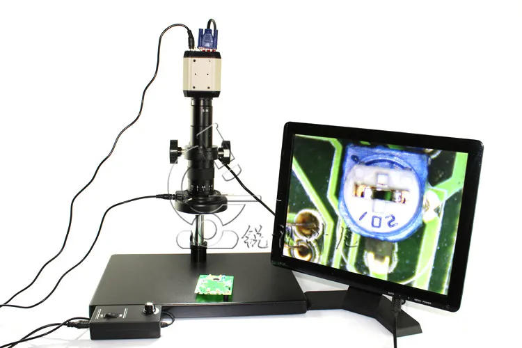 Optical video electronic microscope 2 million VGA/USB mobile phone circuit board jewelry diamond camera measurement
Optical video electronic microscope 2 million VGA/USB mobile phone circuit board jewelry diamond camera measurement