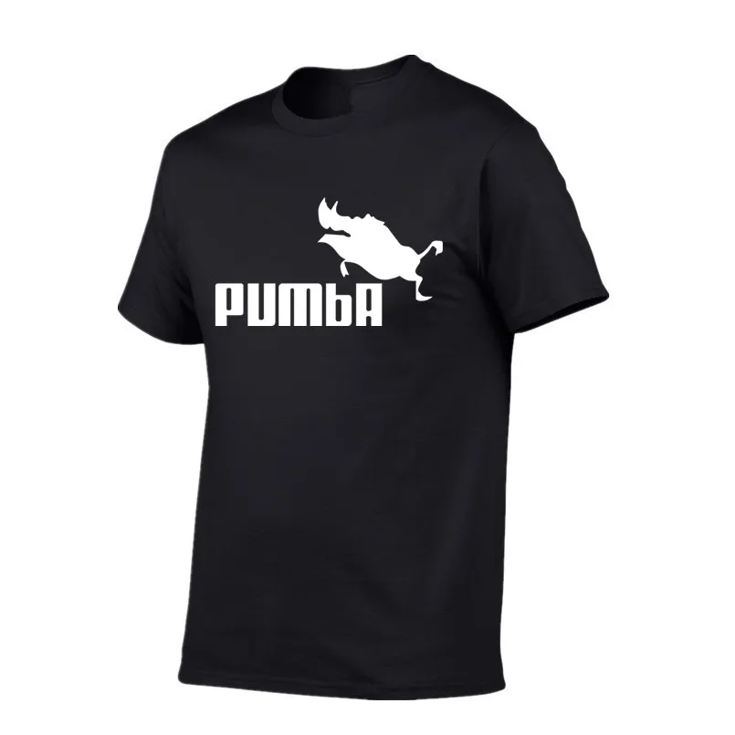 Размер 2XL футболка Pumba Pig Мужская Свободный стиль скейтборд бренд хип хоп модная