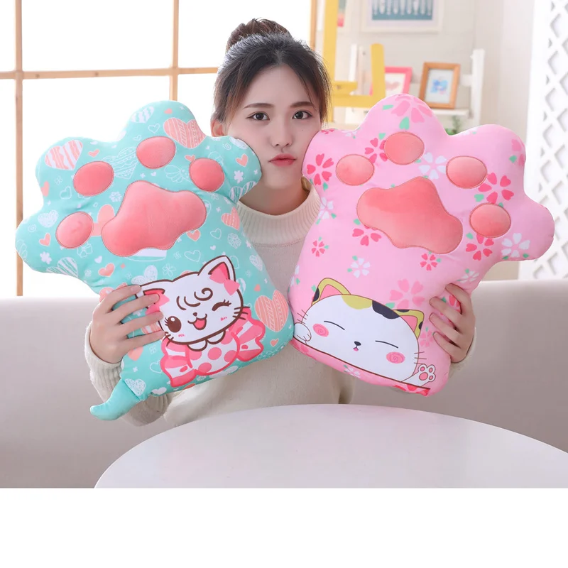 Cute cat's claw plush toy cat paw pillow funny doll nap pillow soft cushion
Cute cat's claw plush toy cat paw pillow funny doll nap pillow soft cushion