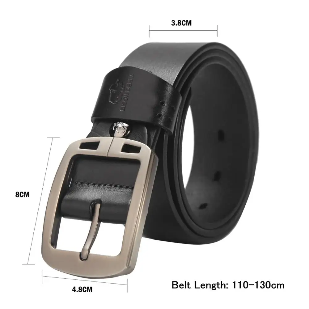 BISON DENIM Genuine Leather Men's Belt Vintage Pin Buckle Accessories Male Belts Gift Designer Belt Men Jeans Belt N70781
BISON DENIM Genuine Leather Men's Belt Vintage Pin Buckle Accessories Male Belts Gift Designer Belt Men Jeans Belt N70781