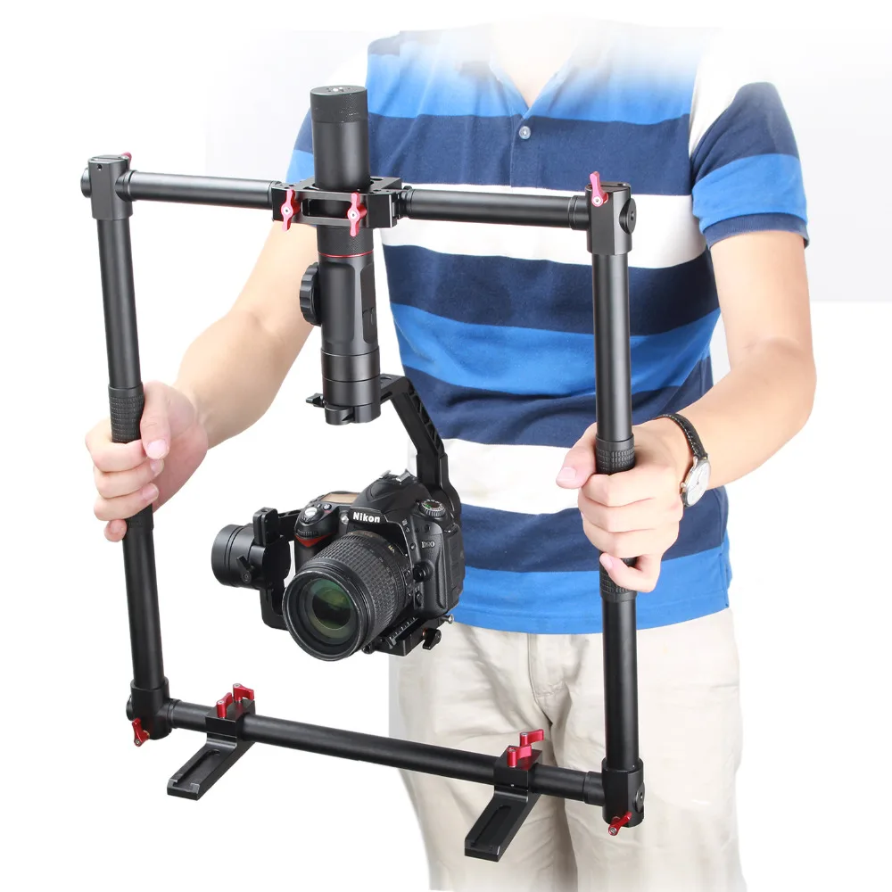 Фото Двойная Ручка для Feiyu AK2000 AK4000 Zhiyun Crane Plus/Crane 2 DJI Ronin S AFI Moza air Gimbal - купить