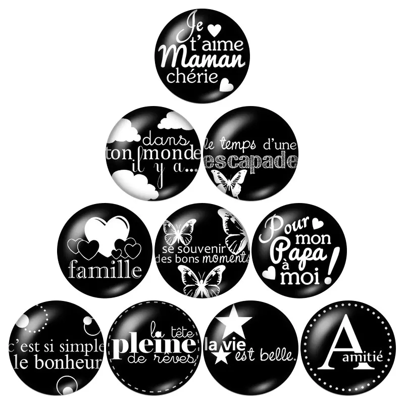 New Je t'aime mama papa love 10pcs mixed 12mm/16mm/18mm/25mm Round photo glass cabochon demo flat back Making findings ZB0653
New Je t'aime mama papa love 10pcs mixed 12mm/16mm/18mm/25mm Round photo glass cabochon demo flat back Making findings ZB0653
