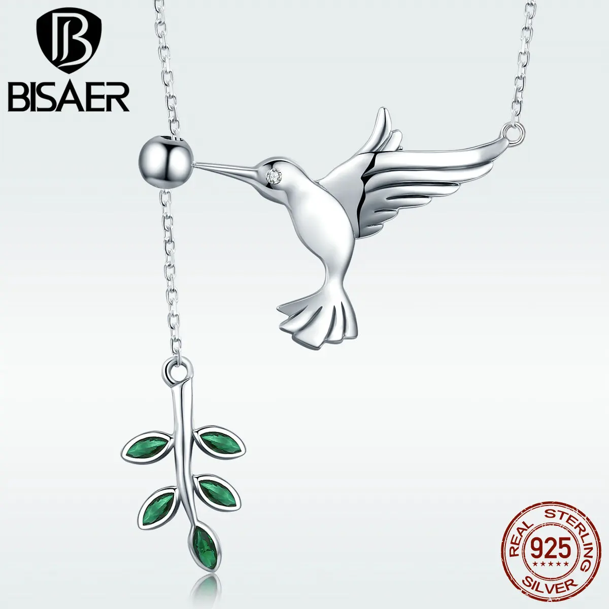 925 Sterling Silver Migratory Hummingbirds Birds Greetings Green Leaves Pendant Necklaces For Women Sterling Silver Jewelry
925 Sterling Silver Migratory Hummingbirds Birds Greetings Green Leaves Pendant Necklaces For Women Sterling Silver Jewelry