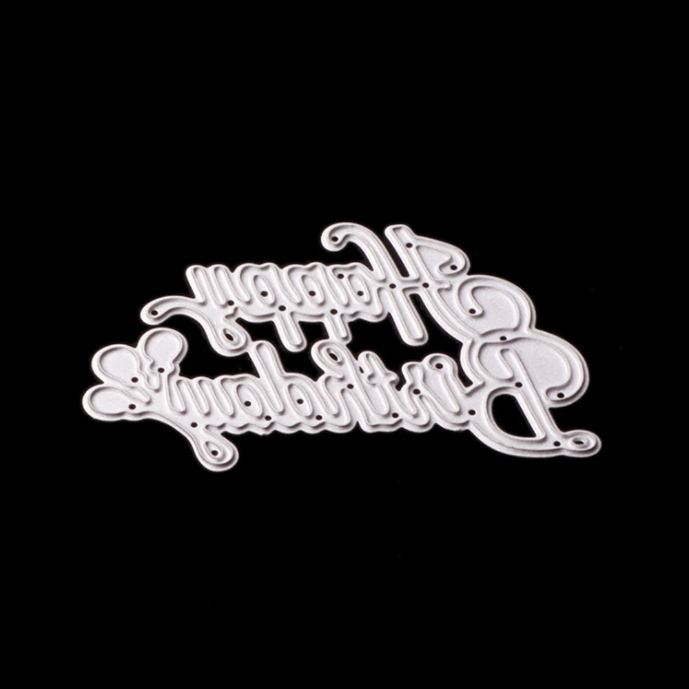 Happy Birthday Metal Cutting Dies for Scrapbooking DIY Album Embossing Folder Paper Card Maker Template Decor Stencils Crafts
Happy Birthday Metal Cutting Dies for Scrapbooking DIY Album Embossing Folder Paper Card Maker Template Decor Stencils Crafts