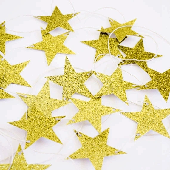 (3-4)m Long Gold Glitter Star Garland Star Banner First Birthday Baby Shower Birthday Nursery Wedding Bridal Shower Photo Prop
(3-4)m Long Gold Glitter Star Garland Star Banner First Birthday Baby Shower Birthday Nursery Wedding Bridal Shower Photo Prop