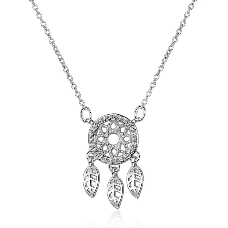 Hot Sale 925 Sterling Silver Zircon Necklace Micro CZ Dream Catcher Necklace For Women collares Jewelry Drop Shipping Gift
Hot Sale 925 Sterling Silver Zircon Necklace Micro CZ Dream Catcher Necklace For Women collares Jewelry Drop Shipping Gift