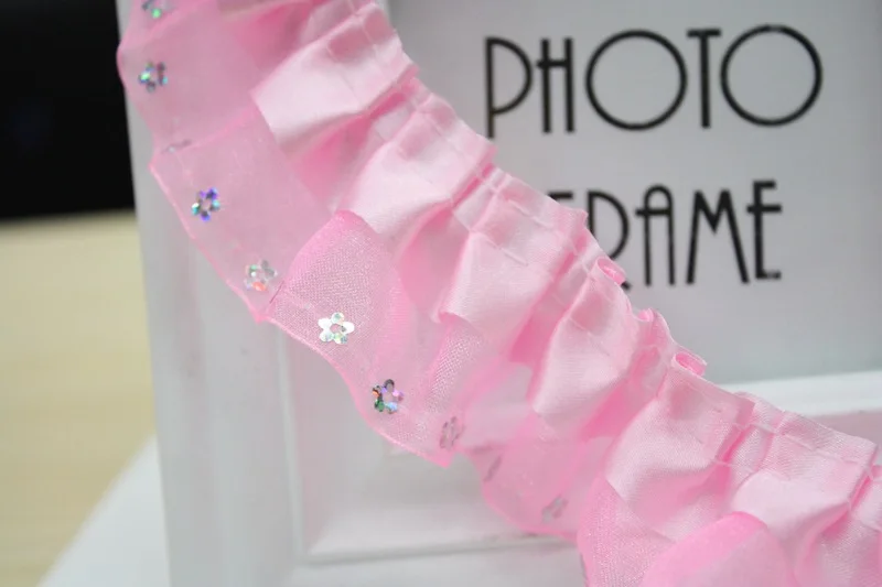 Free shipping 15meter /lot 4cm wide lace decoration pleated lace trims, pink and blue diy lace ribbons lace accessary
Free shipping 15meter /lot 4cm wide lace decoration pleated lace trims, pink and blue diy lace ribbons lace accessary