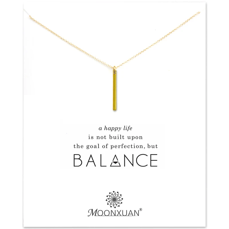 Палочка для баланса ожерелье-чокер золотистого и серебряного цветов