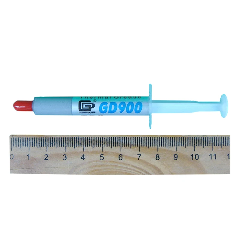 1Pcs GD900 3g Thermal Conductive Grease Paste Silicone Plaster Heat Sink Compound High Performance Gray
1Pcs GD900 3g Thermal Conductive Grease Paste Silicone Plaster Heat Sink Compound High Performance Gray