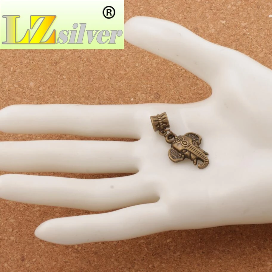 Elephant Head Alloy Charm Metal Big Hole Beads 16.5x34 mm 100pcs tibetan Bronze Dangle Fit European Bracelets B1399
Elephant Head Alloy Charm Metal Big Hole Beads 16.5x34 mm 100pcs tibetan Bronze Dangle Fit European Bracelets B1399