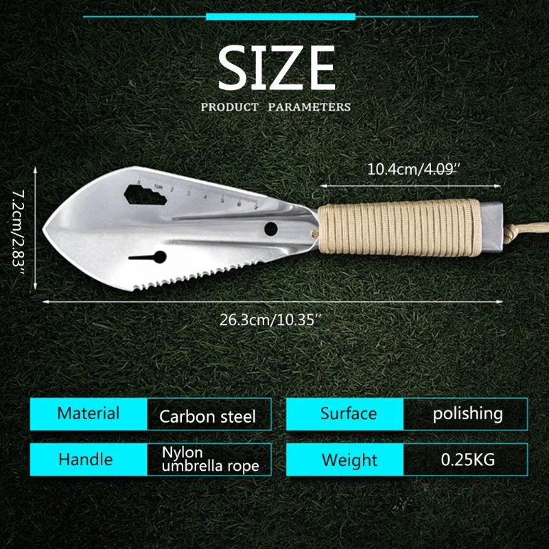 Portable Metal Detector Garden Digging Tool Digger Garden Shovel w Sheath Stainless Steel Garden Camping Outdoor
Portable Metal Detector Garden Digging Tool Digger Garden Shovel w Sheath Stainless Steel Garden Camping Outdoor