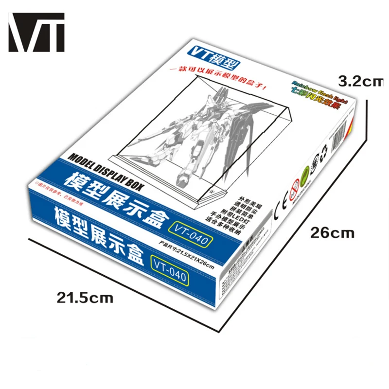 VT-040 Gundam Model Lighted Colorful Showcase Special Combination Transparent Display Box/dust Display Cabinet
VT-040 Gundam Model Lighted Colorful Showcase Special Combination Transparent Display Box/dust Display Cabinet