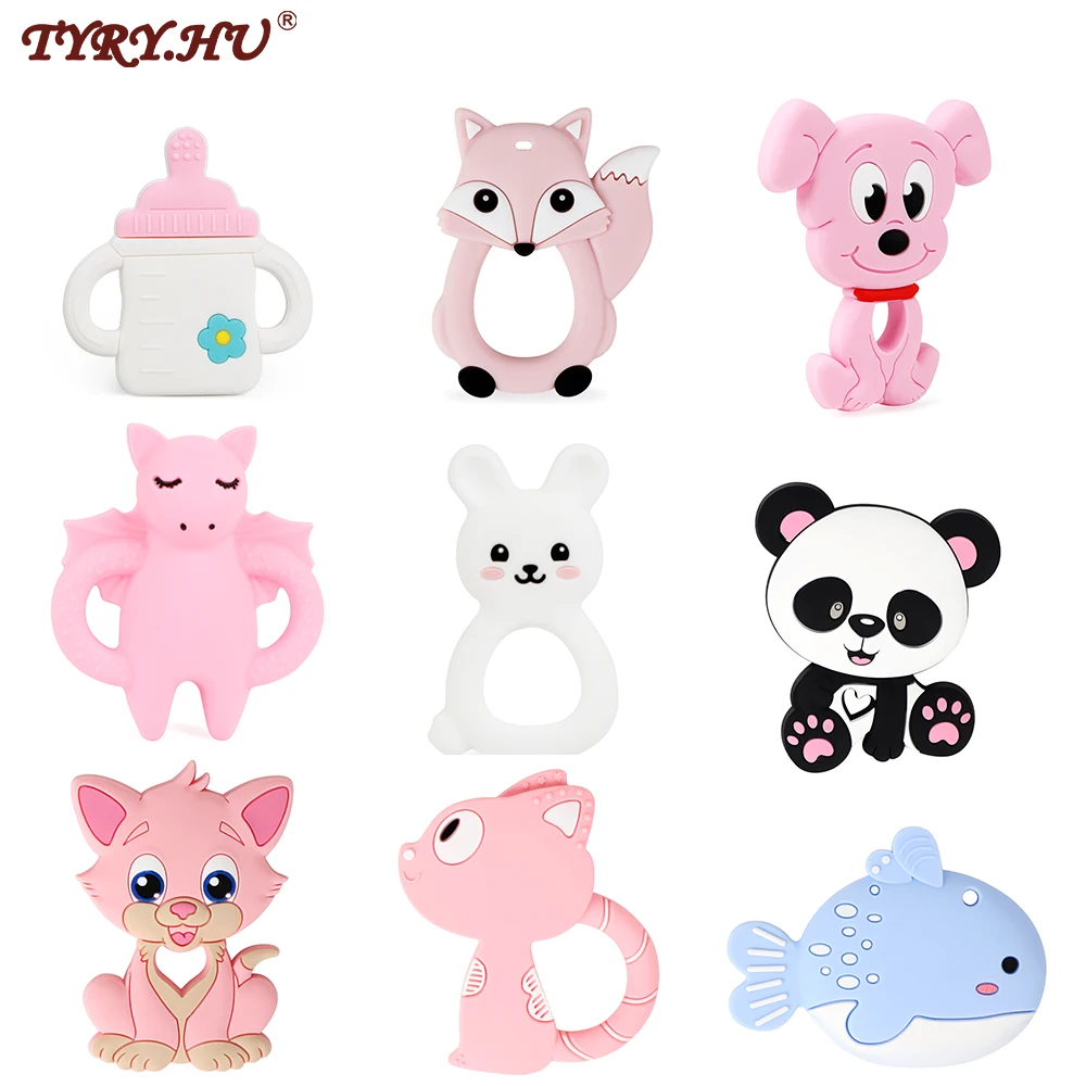TYRY.HU 1PC Baby Teething Toys Cartoon Silicone Pendant For Pacifier Chain BPA FREE Rodent DIY Accessories Chewing Teether Baby
TYRY.HU 1PC Baby Teething Toys Cartoon Silicone Pendant For Pacifier Chain BPA FREE Rodent DIY Accessories Chewing Teether Baby