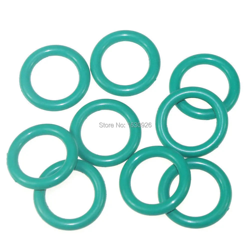 

QTY50 Fluorine Rubber FKM Outer Diameter 28mm Thickness 1.5mm Seal Rings O-Rings