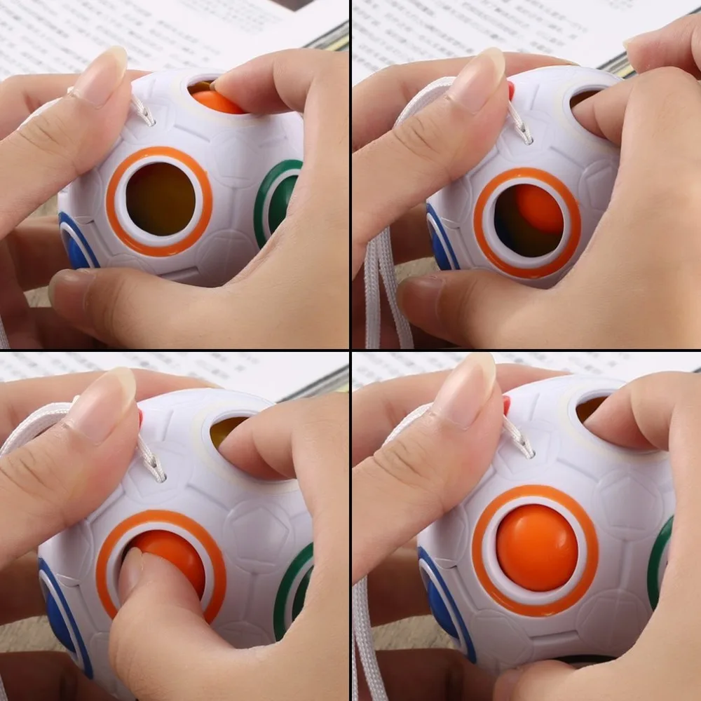 Магия радуги мяч снятие стресса сферические Magic Cube Пазлы детские развивающие