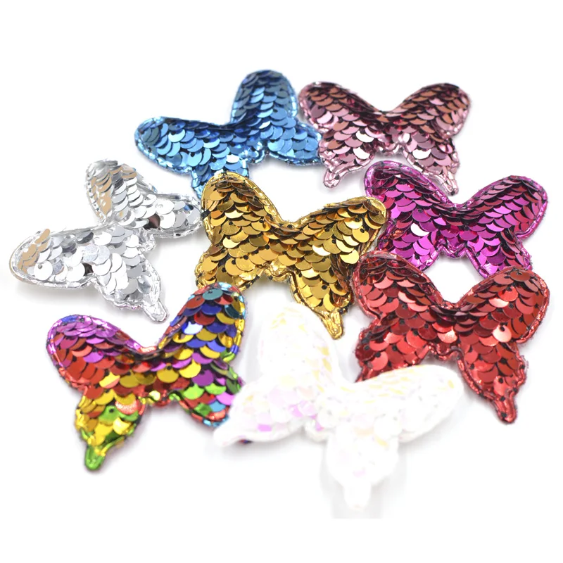 16Pcs 44*52mm Glitter Paillette Pads Patches Butterfly Appliques for Craft Clothes Sewing Supplies DIY Hair Clip Accessories F30
16Pcs 44*52mm Glitter Paillette Pads Patches Butterfly Appliques for Craft Clothes Sewing Supplies DIY Hair Clip Accessories F30