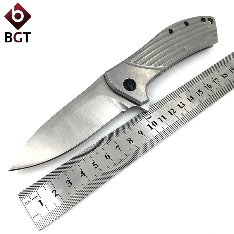 Фото BGT ZT0801 тактический складной нож D2 лезвие KVT шариковый подшипник охотничий кемпинг