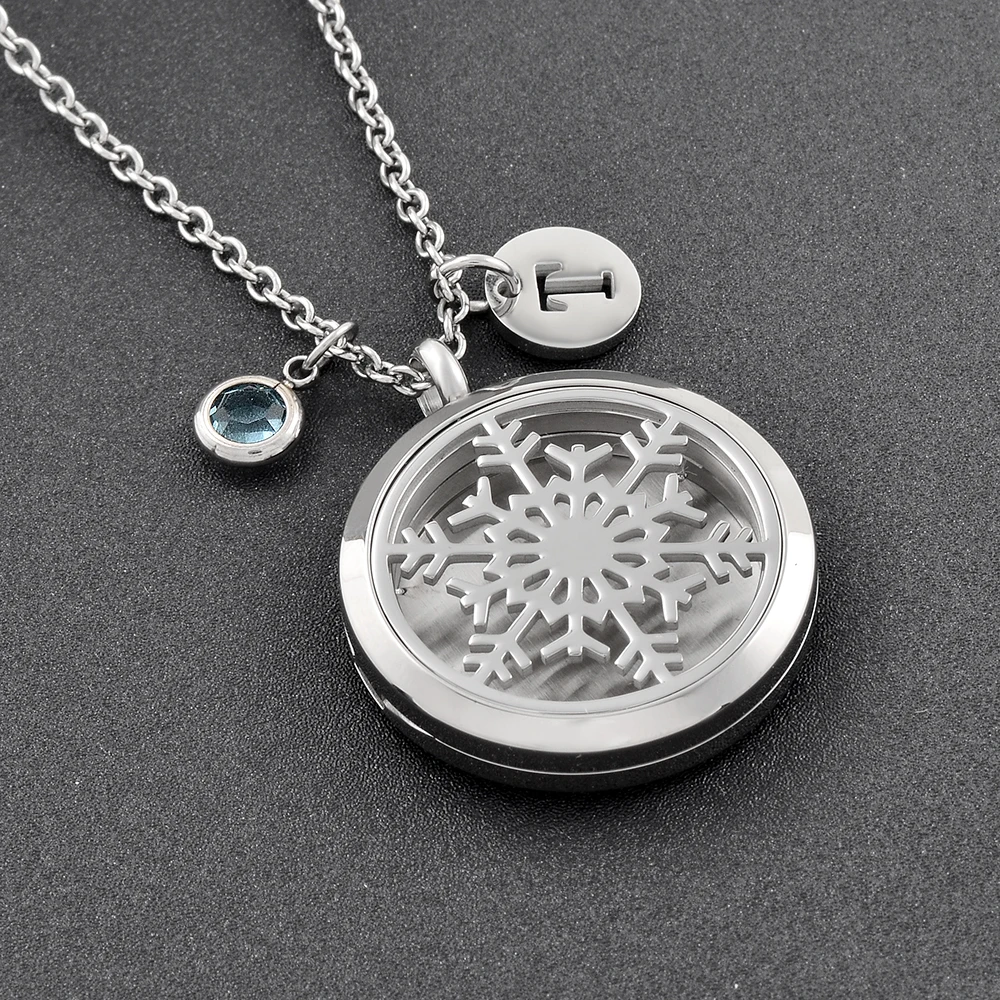 CMP0014 Snowflake Aroma Diffuser Perfume Locket Essential Oil Diffuser Necklace Car Aromatherapy Jewelry With Pads Chain
CMP0014 Snowflake Aroma Diffuser Perfume Locket Essential Oil Diffuser Necklace Car Aromatherapy Jewelry With Pads Chain