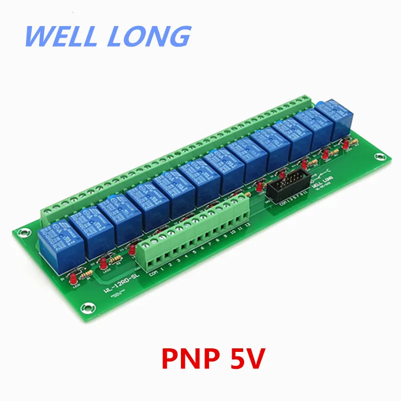12-канальный PNP тип 5В 10А реле питания интерфейсный модуль, SONGLE SRD-5VDC-SL-C реле.
12-канальный PNP тип 5В 10А реле питания интерфейсный модуль, SONGLE SRD-5VDC-SL-C реле.