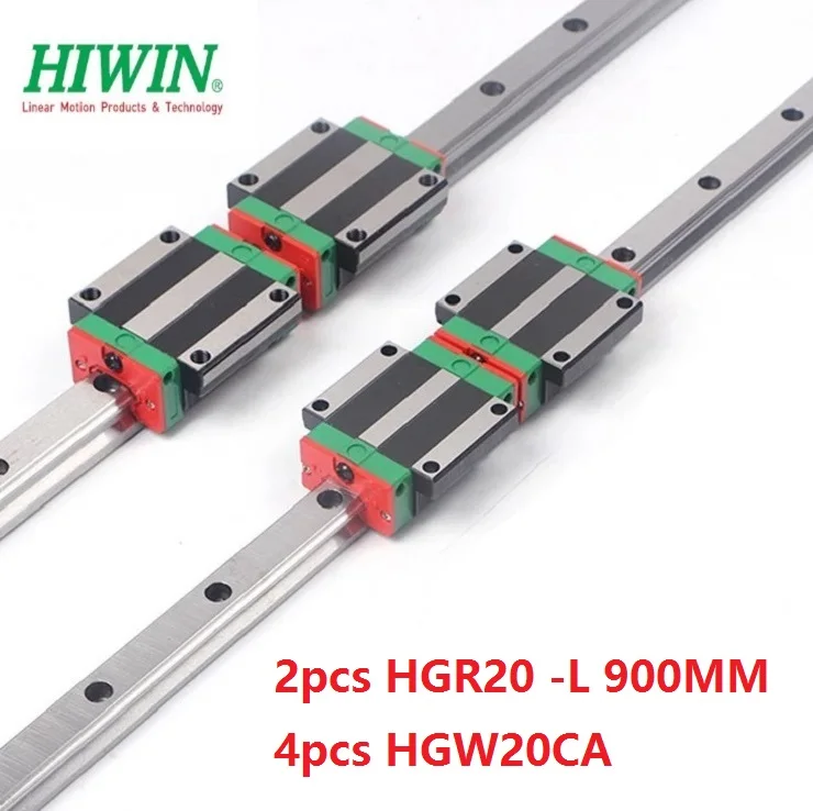 2pcs Taiwan HIWIN linear guide linear rail HGR20 -L 900MM + 4pcs HGW20CA/HGW20CC linear flanged blocks for cnc
2pcs Taiwan HIWIN linear guide linear rail HGR20 -L 900MM + 4pcs HGW20CA/HGW20CC linear flanged blocks for cnc