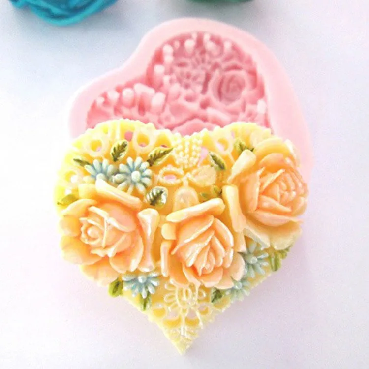 DIY Valentine's Day Flowers Shape Silicone Mold Handmade Soap Mold Silicone Chocolate Mold For Cake Decorating Tools FM176
DIY Valentine's Day Flowers Shape Silicone Mold Handmade Soap Mold Silicone Chocolate Mold For Cake Decorating Tools FM176