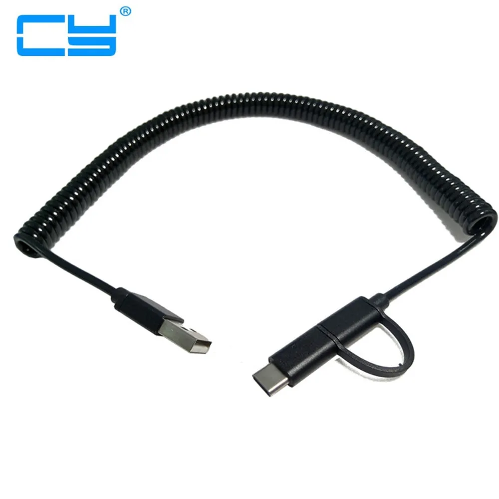Эластичный кабель 2 в 1 USB Тип C/Тип c к Micro USB для Galaxy S7 Note 7 HTC MEIZU Android 1 м Быстрая зарядка мини провод Micro usb
Эластичный кабель 2 в 1 USB Тип C/Тип c к Micro USB для Galaxy S7 Note 7 HTC MEIZU Android 1 м Быстрая зарядка мини провод Micro usb