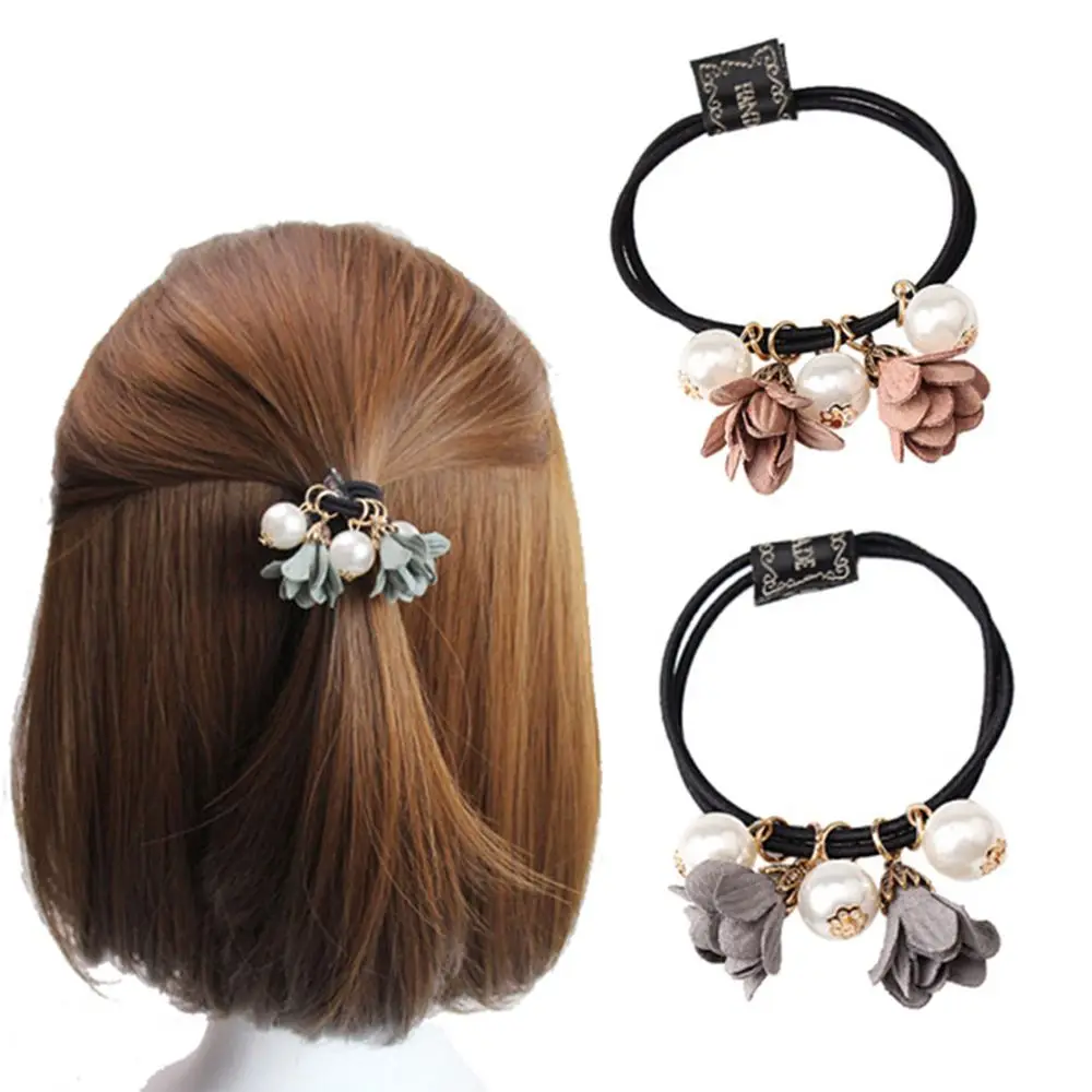 Big Pearl Flower Rubber Hairband Women Hair Ornament scrunchy Girls Hair Double Layer Elastic Hair Band
Big Pearl Flower Rubber Hairband Women Hair Ornament scrunchy Girls Hair Double Layer Elastic Hair Band