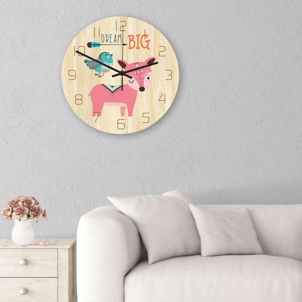 CC033 Mori animal Nordic cartoon Indian cute pet acrylic material bedroom living room decoration clock
CC033 Mori animal Nordic cartoon Indian cute pet acrylic material bedroom living room decoration clock