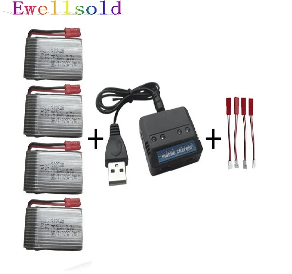 X400 X500 X300C X800 HJ818 HJ819 RC Quadcopter parts 3.7V 750mah Li-polymer battery*4pcs+4 in1 charger box 5pcs/lot
X400 X500 X300C X800 HJ818 HJ819 RC Quadcopter parts 3.7V 750mah Li-polymer battery*4pcs+4 in1 charger box 5pcs/lot