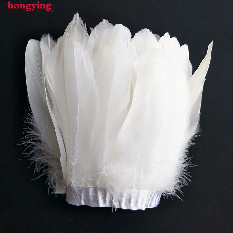 15-20cm white feather trim goose feathers trimming feather fringe 2 meter/lot dress cloths making craft
15-20cm white feather trim goose feathers trimming feather fringe 2 meter/lot dress cloths making craft