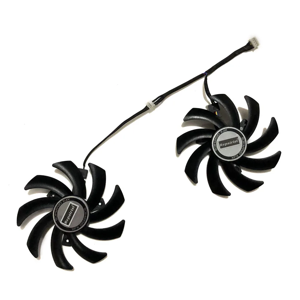 Графический вентилятор 2 шт./компл. FY09010H12LPB FY09010H12LPA RX 480/470 VGA GPU для XFX R9 285/290/290X/280X/390X охлаждение видеокарты