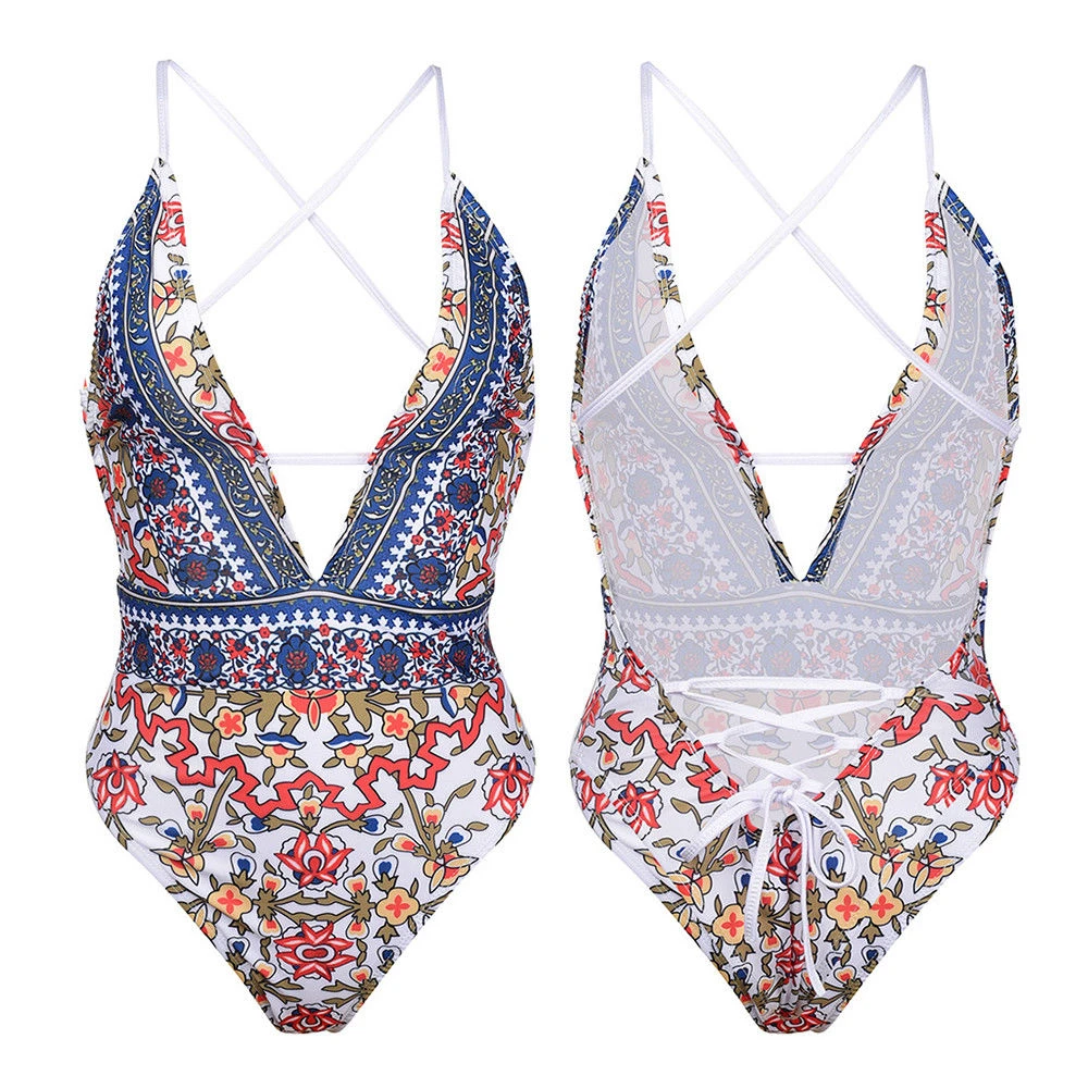 2019 Summer Women Backless Sexy Sleeveless Backless Bohemian bodysuit Solid RetroTriangle Swimsuit Swimwear Beach
2019 Summer Women Backless Sexy Sleeveless Backless Bohemian bodysuit Solid RetroTriangle Swimsuit Swimwear Beach