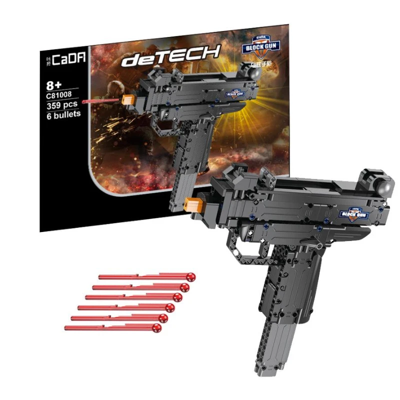 New Block Gun Can Shoot Bullet Military DIY SWAT Building Blocks Bricks Weapon Model Educational Toys for Children Boys
New Block Gun Can Shoot Bullet Military DIY SWAT Building Blocks Bricks Weapon Model Educational Toys for Children Boys