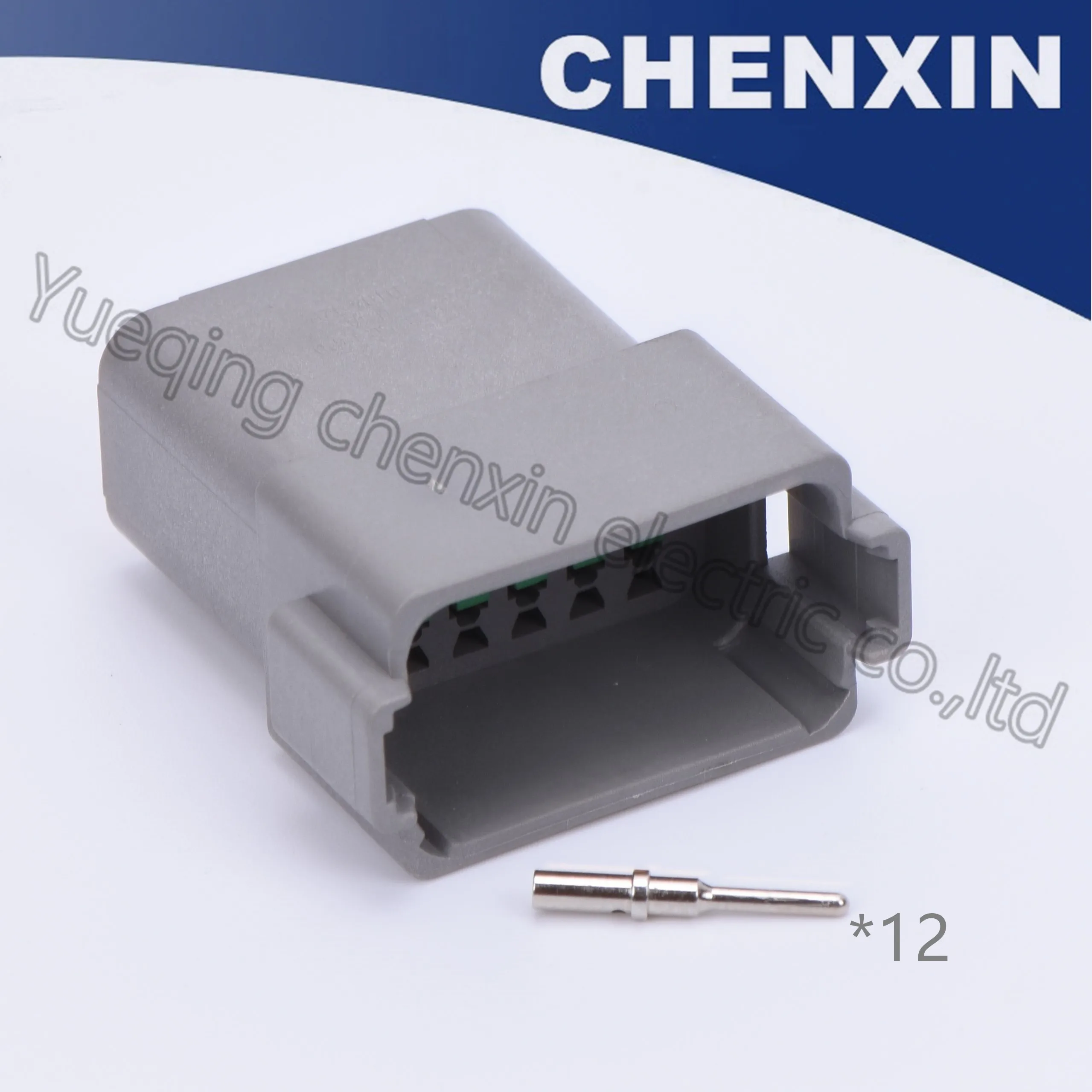 Gray 12pin car waterproof auto connectors 1.6 male DT series with machined solid terminal wire electrical connector plugDT04-12P
Gray 12pin car waterproof auto connectors 1.6 male DT series with machined solid terminal wire electrical connector plugDT04-12P