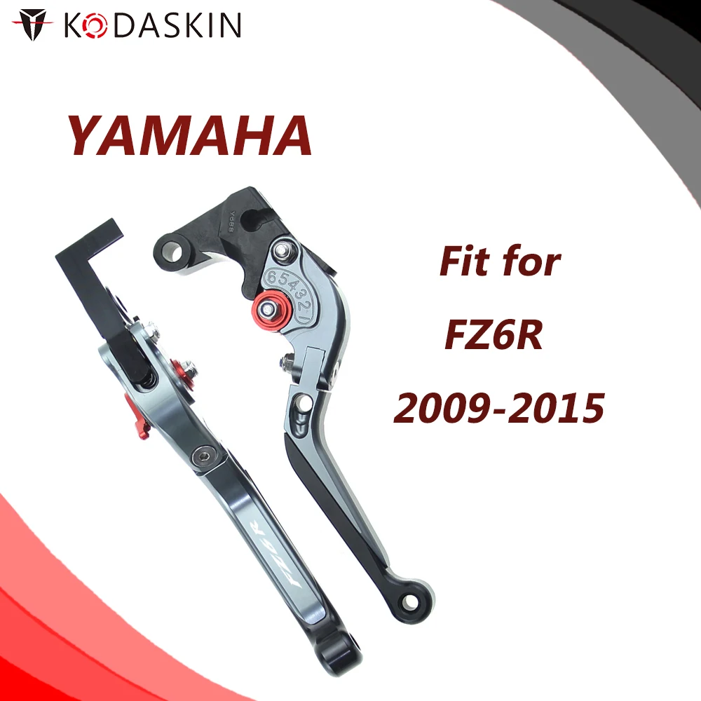 KODASKIN CNC регулируемые складные выдвижные рычаги тормозной муфты для YAMAHA FZ6R 2009-2015
KODASKIN CNC регулируемые складные выдвижные рычаги тормозной муфты для YAMAHA FZ6R 2009-2015