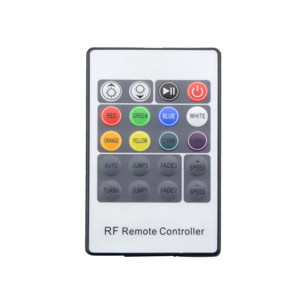 Foxanon 3*4A DC 5V-24V Led Strip 20key RF Wireless Remote Controller With 4pin Female DC For RGB 5050 3528 3014 LED Strip Lights
Foxanon 3*4A DC 5V-24V Led Strip 20key RF Wireless Remote Controller With 4pin Female DC For RGB 5050 3528 3014 LED Strip Lights