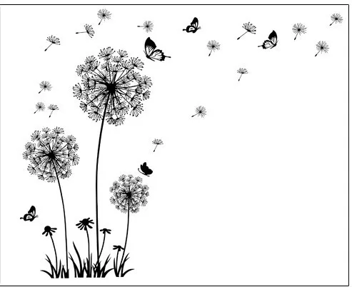 "Butterfly Flying In Dandelion "bedroom Living room stickers Style Wall Stickers Design PVC Wall Decals 5125
"Butterfly Flying In Dandelion "bedroom Living room stickers Style Wall Stickers Design PVC Wall Decals 5125