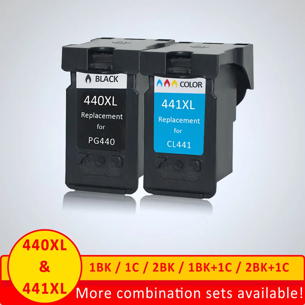 Xiangyu ink Cartridge Replacement PG-440 for Canon 440XL 441XL for Printer 4280 MX438 518 378 MX438
Xiangyu ink Cartridge Replacement PG-440 for Canon 440XL 441XL for Printer 4280 MX438 518 378 MX438