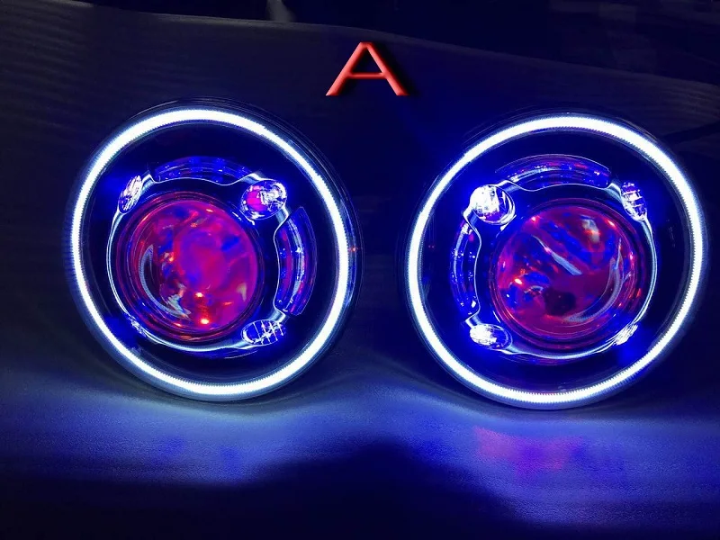 Pair hot sale J239 7 inch 35W round LED projector headlight with devil eyes led halo ring fits for jeep wrangler jk CJ TJ LJ
Pair hot sale J239 7 inch 35W round LED projector headlight with devil eyes led halo ring fits for jeep wrangler jk CJ TJ LJ
