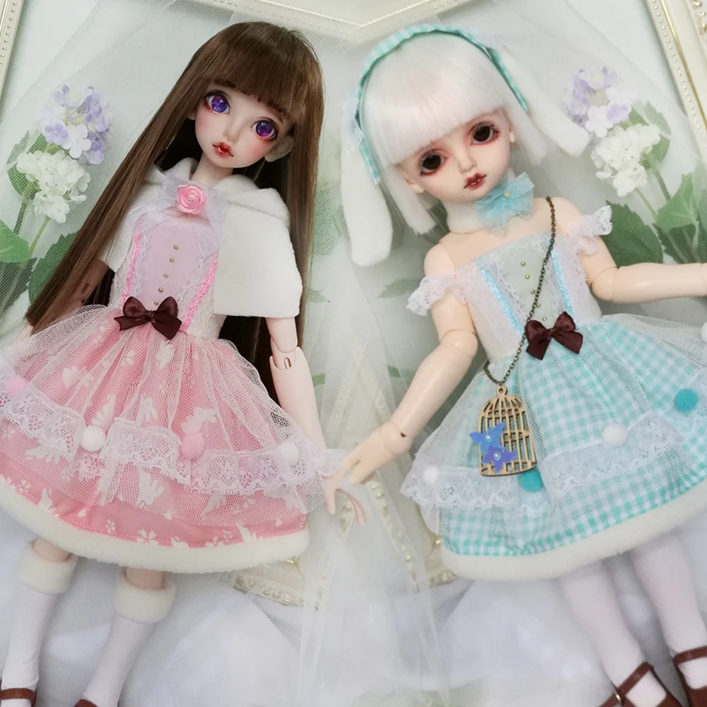 BJD Кукла Одежда 1/4 1/6 платье красивая кукла одежда для Minifee Fairyline девушка тело