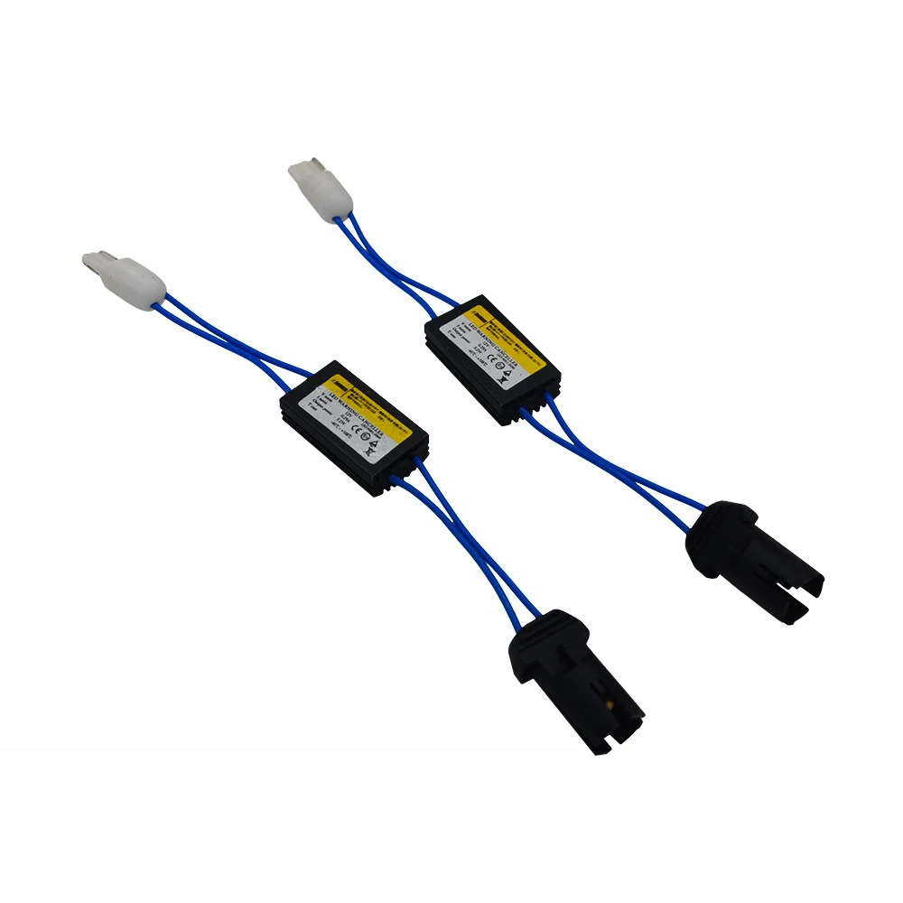 2x12V T10 LED предупреждение об отмене декодер 501 W5W без Canbus OCB ошибка нагрузки